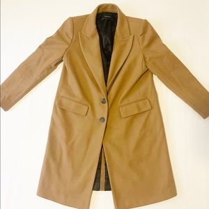 zara basic Brown coat size L